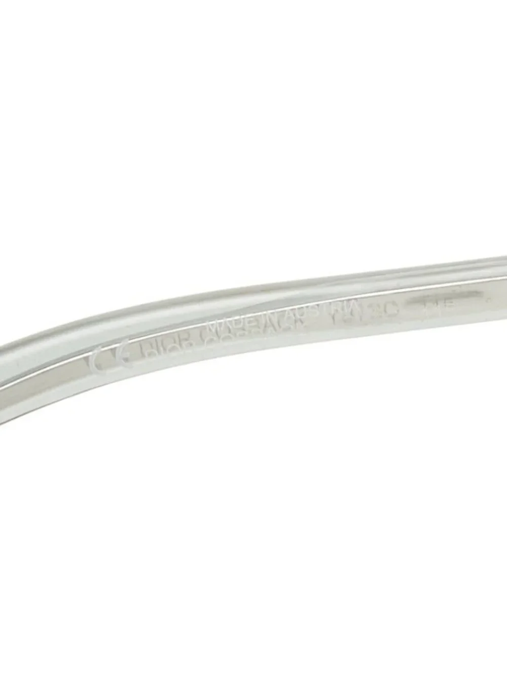 Dior Vintage Sunglasses Silver Acetate Metal Eyewear